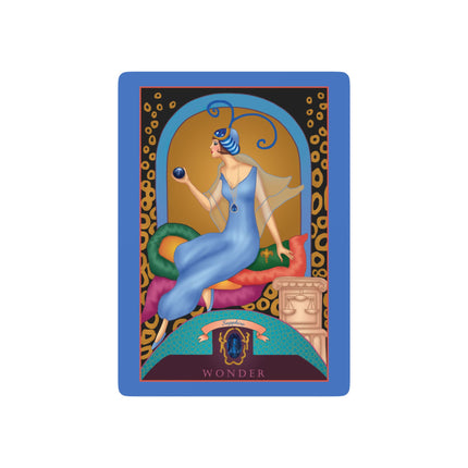 September & Sapphire (from the Gem Series) by Sofia Chiostri Playing Cards