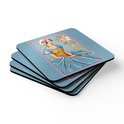 The Enchanting Painter Corkwood Coaster Set