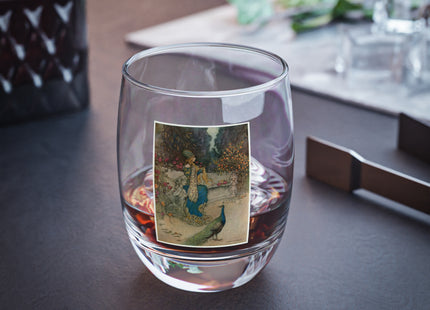Preziosa in the Garden by Warwick Goble Whiskey Glass