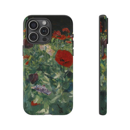 Poppies (A Study of Poppies for Carnation, Lily, Lily, Rose) by John Singer Sargent Phone Cases