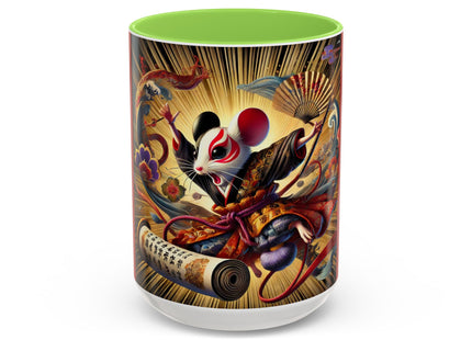 Theatrical Mouse on a Mission Colorful Mugs (11oz, 15oz)