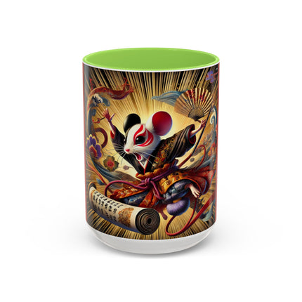 Theatrical Mouse on a Mission Colorful Mugs (11oz, 15oz)