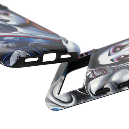 Geisha’s Black Ink Tears Phone Cases