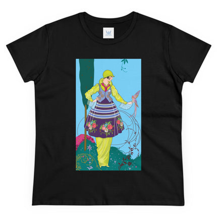 Exquisite Elegance by Umberto Brunelleschi Women's Midweight Cotton Tee