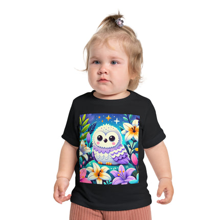 Enchanted Baby Owl Baby T-Shirt – A Gentle Nighttime Dream