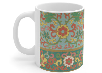 Examples of Chinese Ornament, Pl.09 by Owen Jones Ceramic Mug 11oz