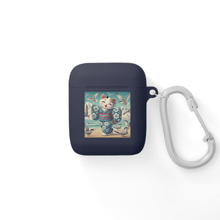 Geisha Kitten by the Seaside AirPods and AirPods Pro Case