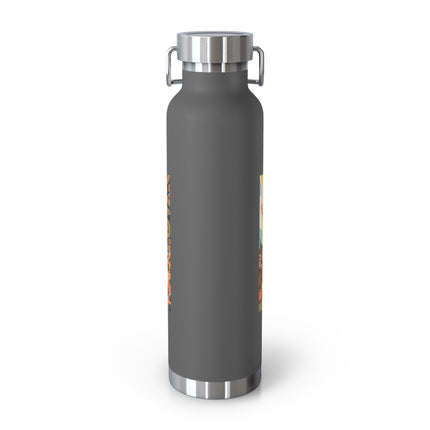 Glimpses of Opulence by Ezio Anichini Copper Vacuum Insulated Bottle, 22oz