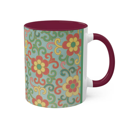 Examples of Chinese Ornament, Pl.09 by Owen Jones Colorful Mugs, 11oz