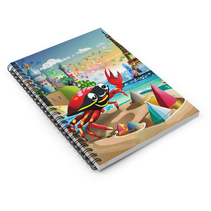 Crab Architect Spiral Notebook - Ruled Line