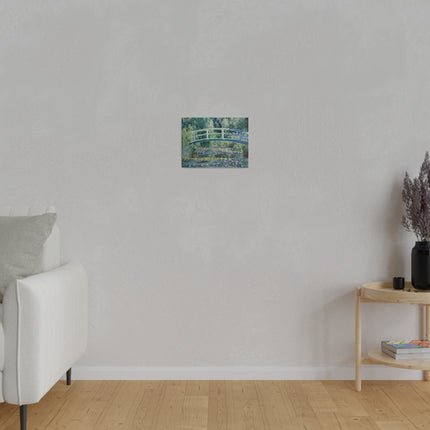 Water Lilies and Japanese Bridge by Claude Monet Matte Canvas, Stretched, 0.75"
