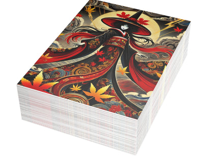 Kabuki Witch Postcards (envelopes included) - Bundles of 10, 30, 50 Pieces