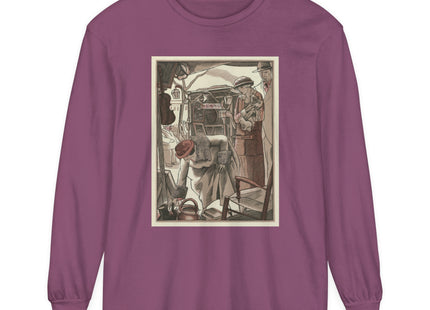 Bric-A-Brac by Fernand Siméon Garment-dyed Long Sleeve T-Shirt