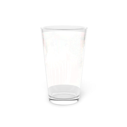 🎄💃 The Christmas Mirror Duet Pint Glass – Art Deco Holiday Elegance
