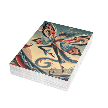 Dragon Fairy of the Temple Postcard Bundles (envelopes included) - Bundles of 10, 30, 50 Pieces