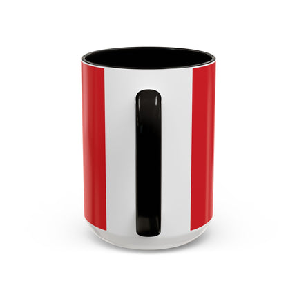 ❤️ The Lady Of The Crimson Scarf Colorful Mug – Art Deco Christmas Elegance