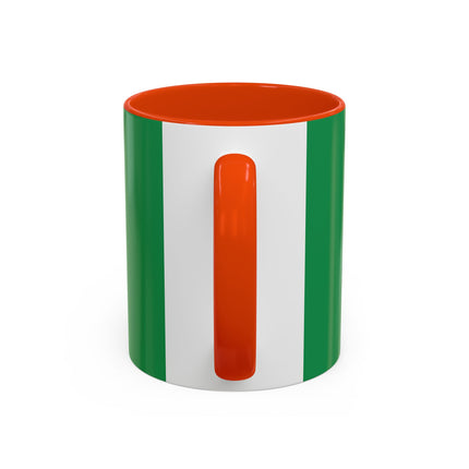 🍀🎄 The Emerald Holly Christmas Colorful Mug – Art Deco Holiday Elegance