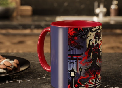 Halloween Sorceress Colorful Mugs (11oz, 15oz)
