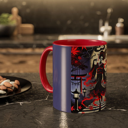 Halloween Sorceress Colorful Mugs (11oz, 15oz)