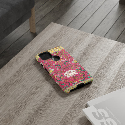 Pink Floral Pattern by Owen Jones Phone Cases
