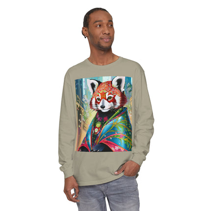 Cybernetic Red Panda Long Sleeve T-Shirt