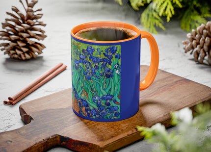 Irises by Vincent Van Gogh Colorful Mugs (11oz, 15oz)