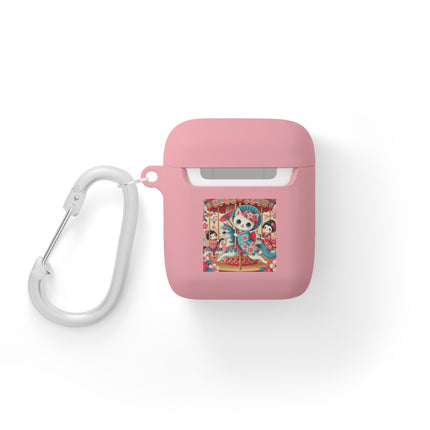 Geisha Kitten's Enchanted Carousel Ride AirPods and AirPods Pro Case