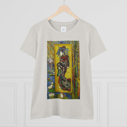 Courtesan (after Eisen) by Vincent van Gogh Women's Midweight Cotton Tee