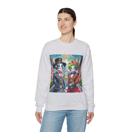 Cyber Punk Warrior Robots Unisex Heavy Blend™ Crewneck Sweatshirt