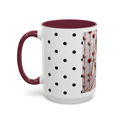 Fashionably Yours, XOXO Colorful Mugs (11oz, 15oz)