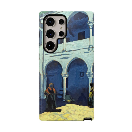 Courtyard of Moroccan Riad by George Gaudion Phone Cases