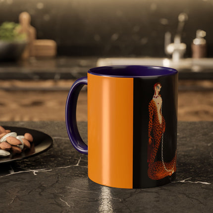 Leopard Queen Colorful Mugs – Wild Beauty & Art Deco Glamour