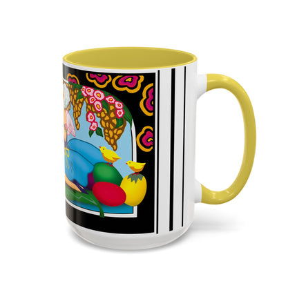 Blooms and Chicks Colorful Mugs (11oz, 15oz)