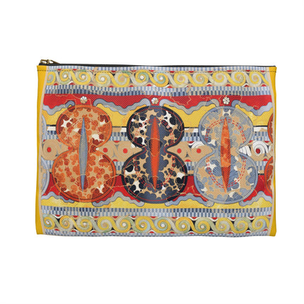 Reproduction of The Shield Frieze Accessory Pouch – Emile Gilliéron Mycenaean Fresco Design
