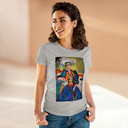 A Mulher by Amadeo de Souza-Carosa Women's Midweight Cotton Tee