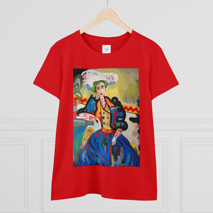 A Mulher by Amadeo de Souza-Carosa Women's Midweight Cotton Tee