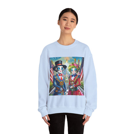 Cyber Punk Warrior Robots Unisex Heavy Blend™ Crewneck Sweatshirt