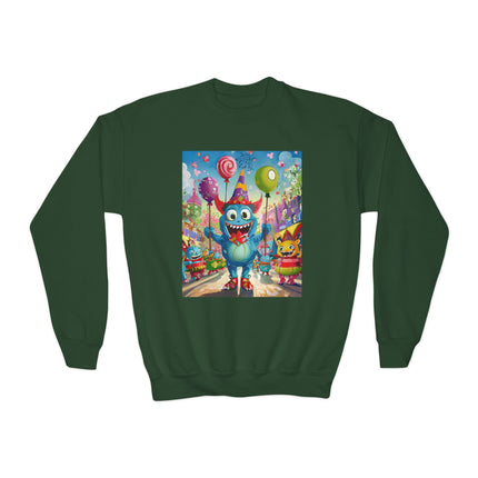 Monster Parade Madness Youth Crewneck Sweatshirt
