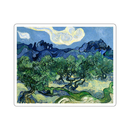 Olive Trees by Vincent Van Gogh Kiss-Cut Stickers (4 Sizes)