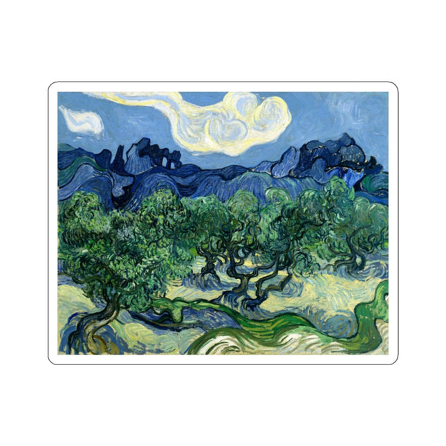 Olive Trees by Vincent Van Gogh Kiss-Cut Stickers (4 Sizes)