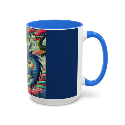 Mystic Guardian of the Sky Light Colorful Mugs (11oz, 15oz)