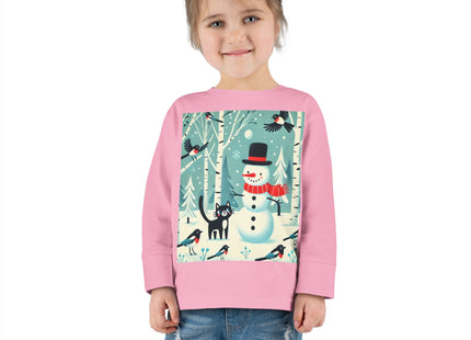 Frosty Forest Friends Toddler Long Sleeve Tee
