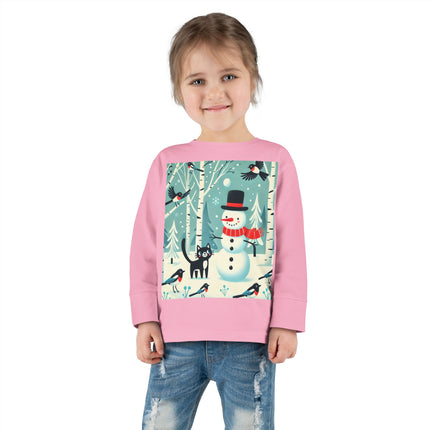 Frosty Forest Friends Toddler Long Sleeve Tee