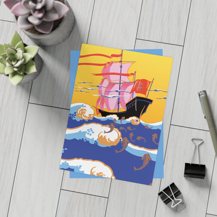 Golden Seas and Whimsical Dreams Postcard Bundles (envelopes included)