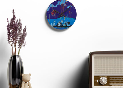 Fireworks in Venice by George Barbier Acrylic Wall Clock