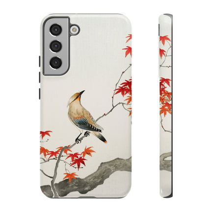 Japanese Bird on Maple by Ohara Koson Phone Cases