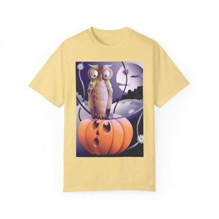 The Startled Pumpkin Unisex Garment-Dyed T-shirt
