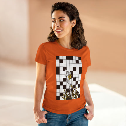 The Crossword Women's Midweight Cotton Tee