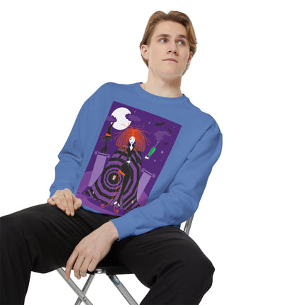 Mystic Elegance Unisex Garment-Dyed Sweatshirt