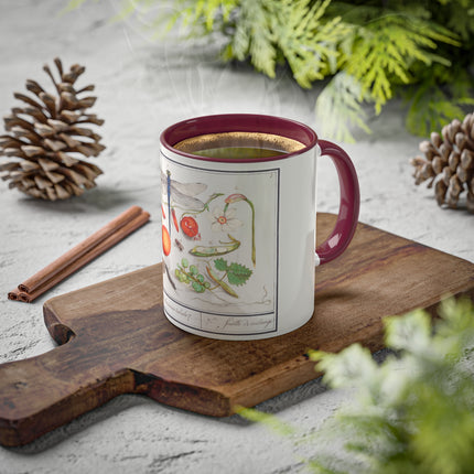 Natural History Ensemble, No. 7 by Anselmus Boëtius de Boodt Colorful Mugs, 11oz